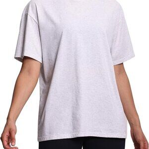 *NEW* THE GYM PEOPLE | Women's | Oversized T-Shirt | Heather White | XXL